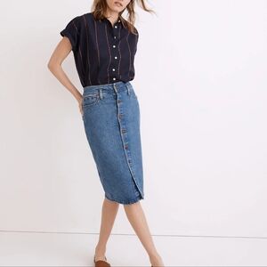 Denim Skirt High-Waist